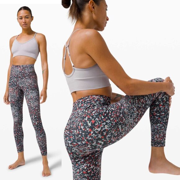Lululemon Align Pant 25" Nulu In Water Blossom Multi Size 6 - Picture 1 of 7